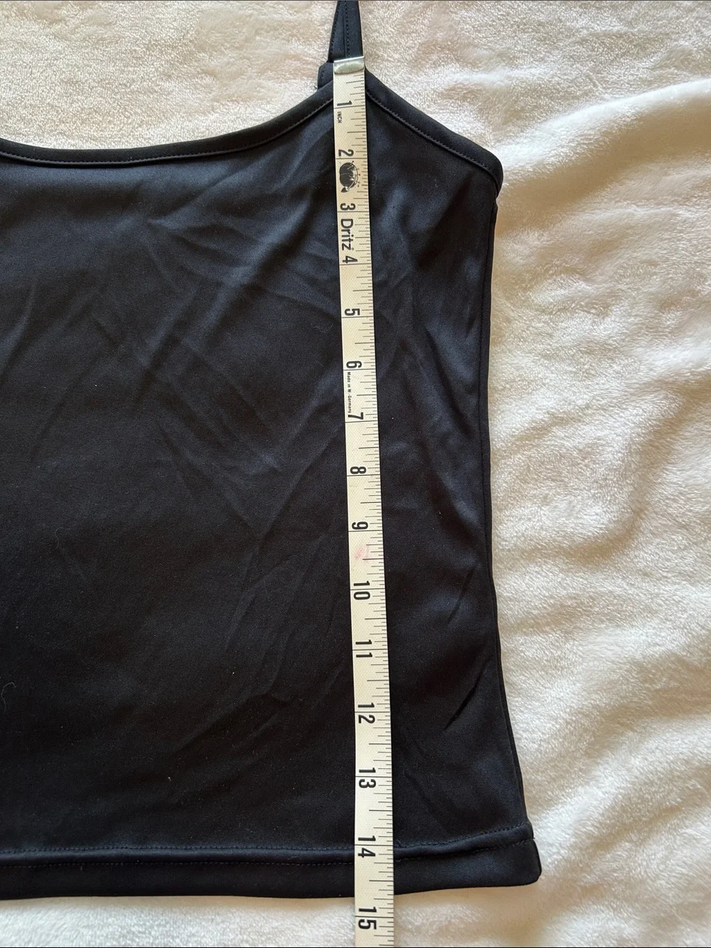 Principles Petite gold metallic V-Neck Top w/Sequin Belt & Black under cami. - Picture 6 of 11